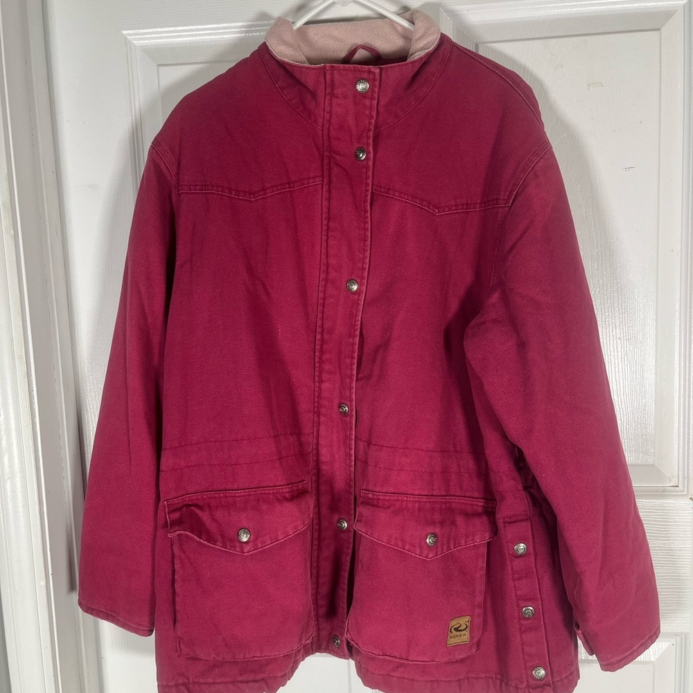 Roper Pink Fleece Jacket